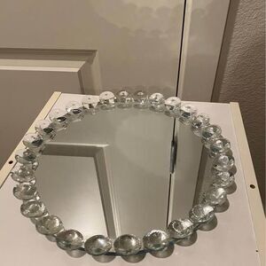 Hollywood Glam Vanity Tray” or “Crystal Perfume Mirror”